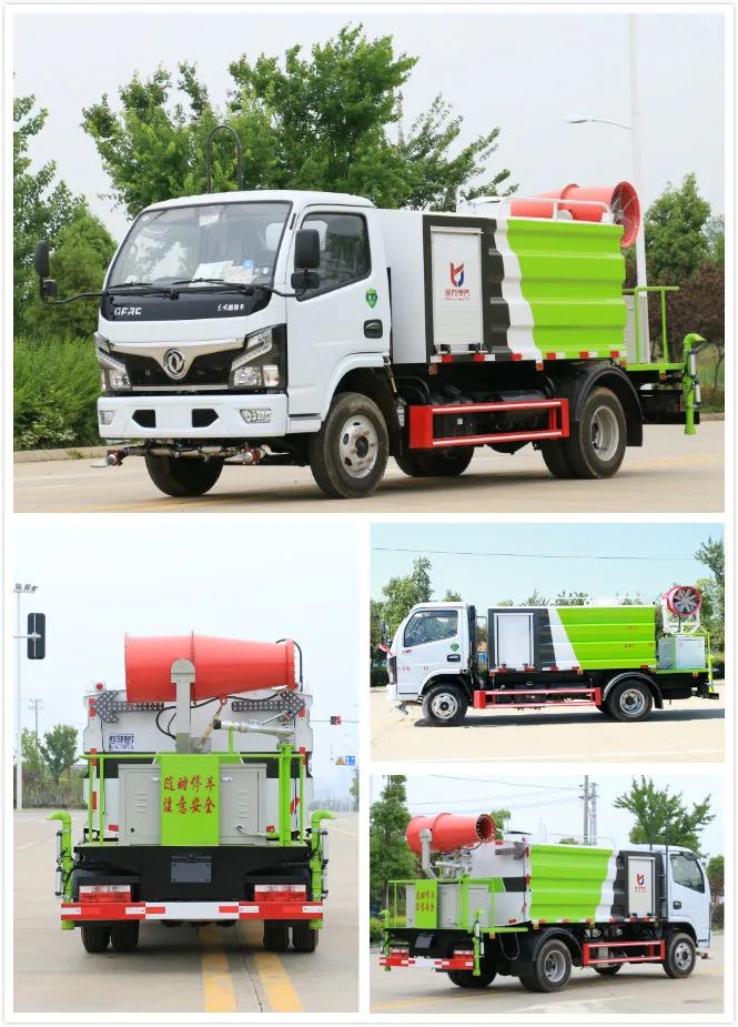 环境卫士_东风国六蓝牌抑尘洒水车_喷雾消毒车