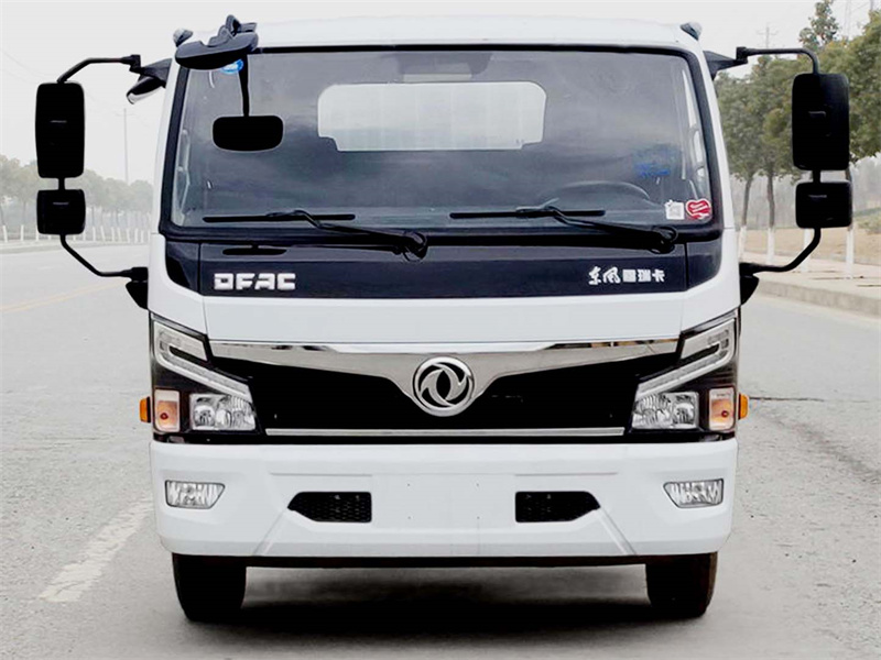 东风6方勾臂垃圾车,蓝牌勾臂垃圾车