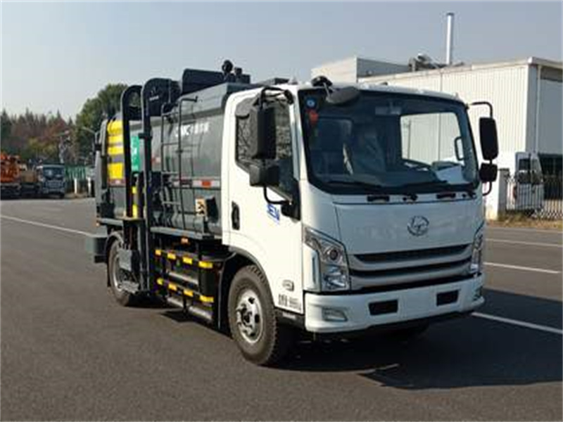 6方新能源跃进纯电动餐厨垃圾车,新能源纯电动餐厨垃圾车