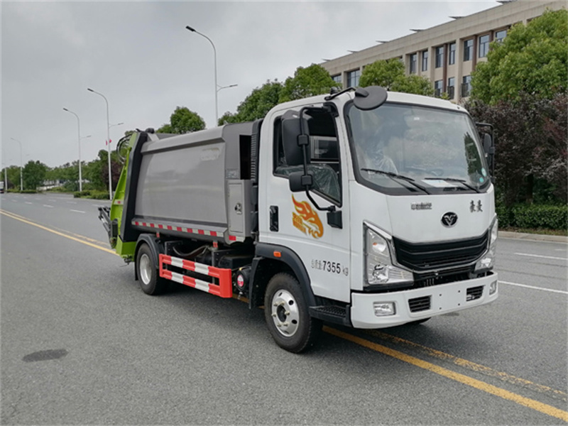 6方豪曼压缩垃圾车,环卫压缩垃圾清运车