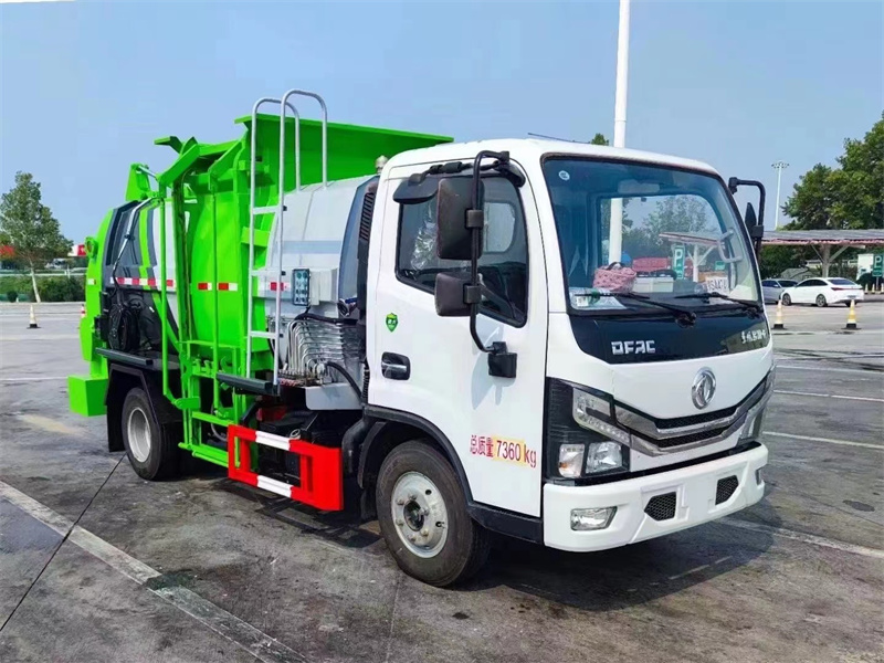 东风6方新能源电动餐厨垃圾车,新能源电动环卫垃圾车