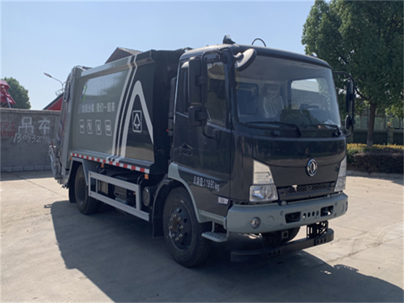 9方东风压缩垃圾车,9方环卫垃圾清运车多少钱