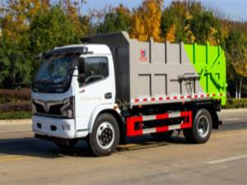 东风10方对接垃圾车,垃圾压缩站转运车