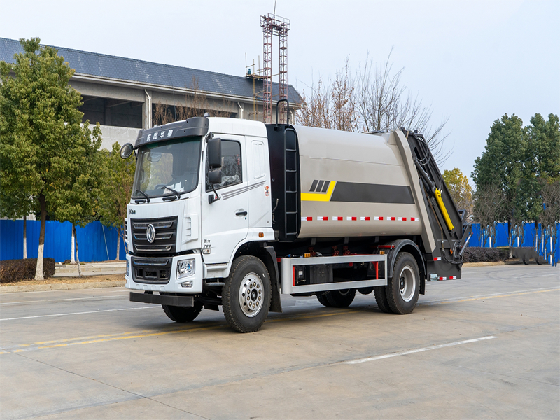 14方东风华神压缩垃圾车,14方垃圾车多少钱