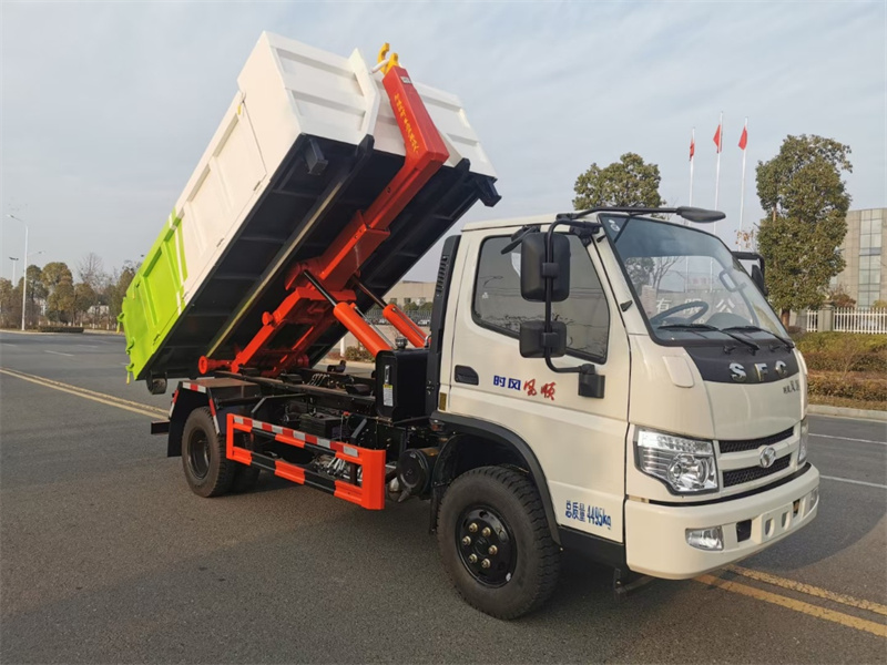 时风蓝牌钩臂地下室垃圾车