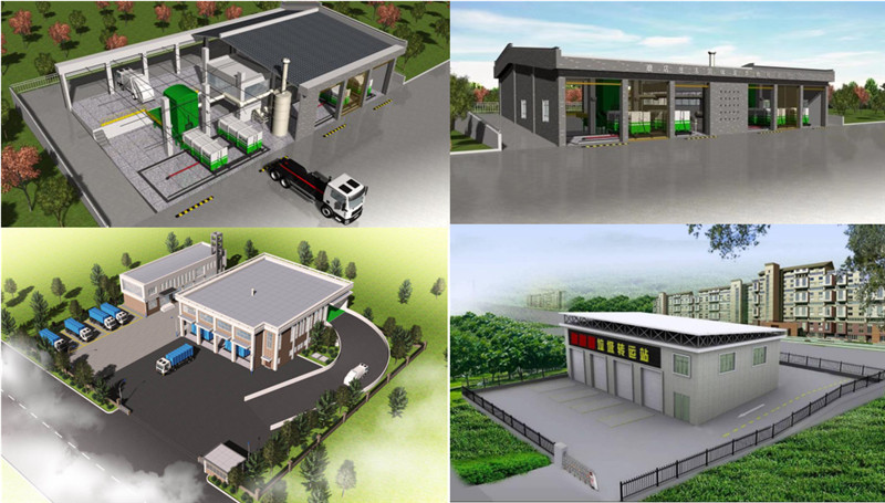 水平分体式压缩垃圾站设备