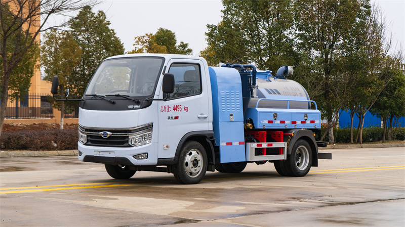 纯电动福田领航吸粪车排污吸粪好帮手