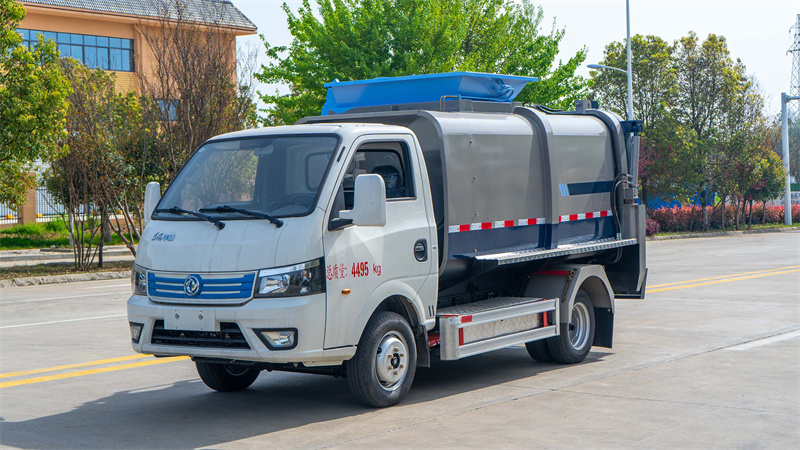 东风华神纯电动餐厨垃圾车让收集高效可靠