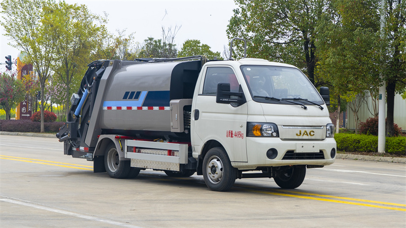 纯电动江淮凯达5方压缩垃圾车让未来更清洁