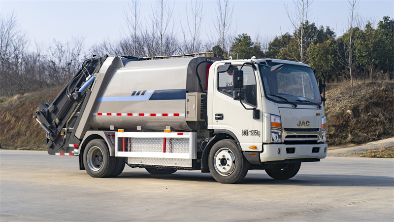 江淮帅铃8方纯电动压缩垃圾车高效绿色清运