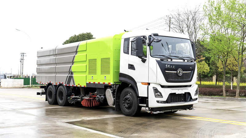 东风天龙22方洗扫车助力美好环境