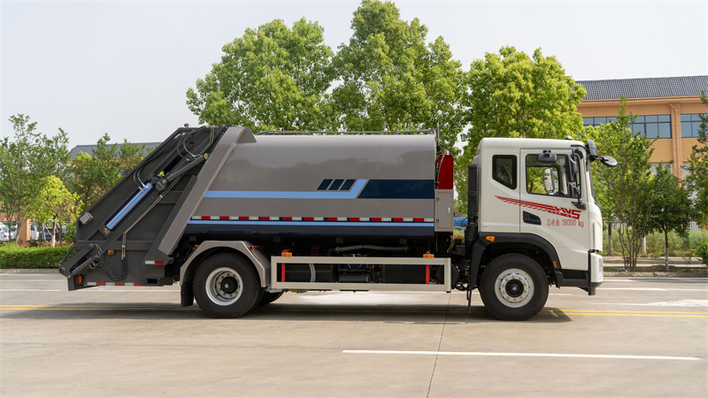 14方东风华神油电混动压缩垃圾车