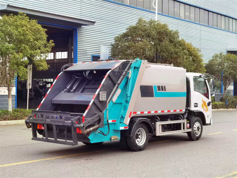 6方重汽豪曼蓝牌压缩垃圾车