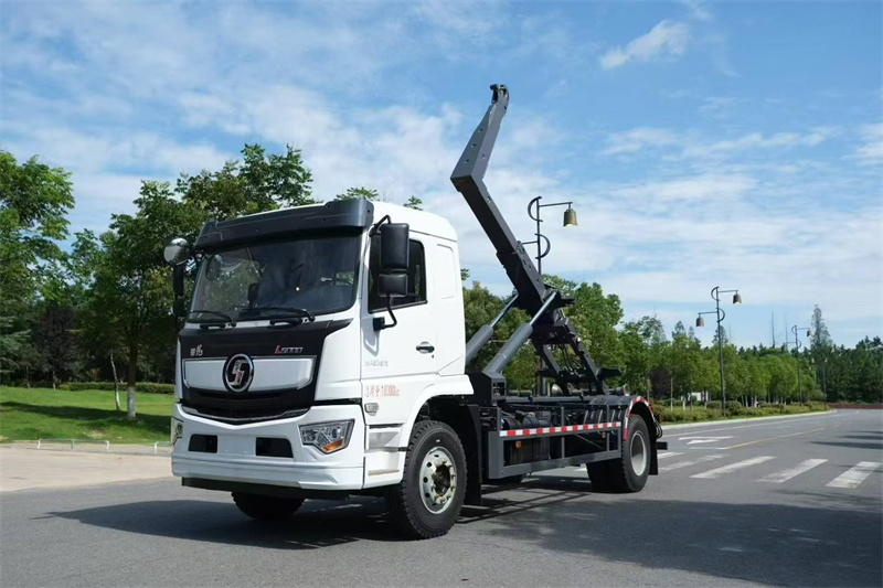 陕汽德龙L5000钩臂垃圾车