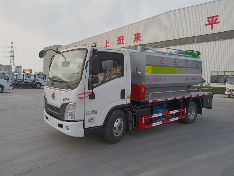 6方柳汽分体式清洗吸污车