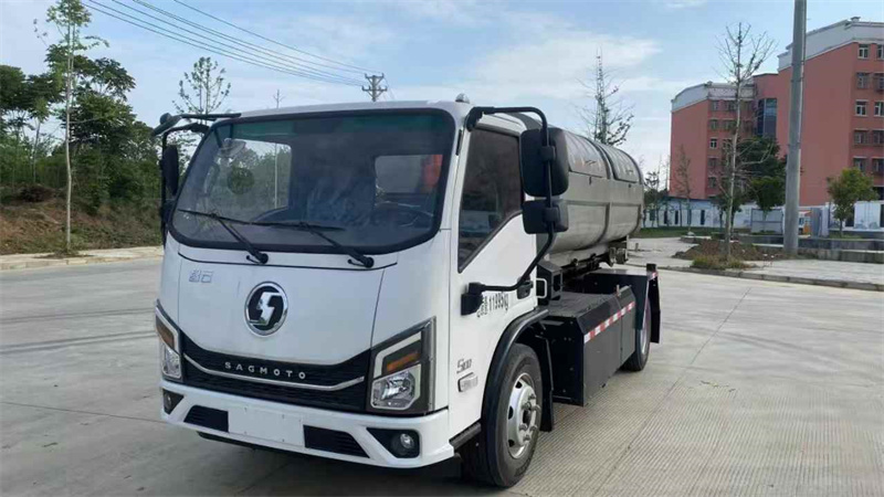 纯电动陕汽智云勾臂垃圾车