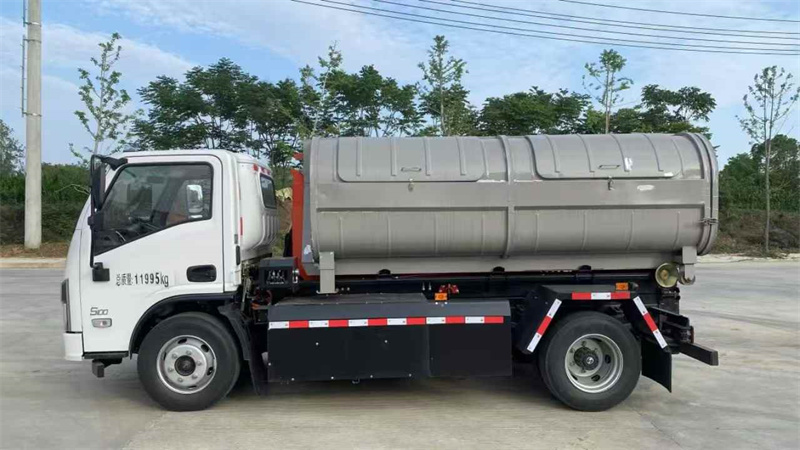 纯电动陕汽智云勾臂垃圾车