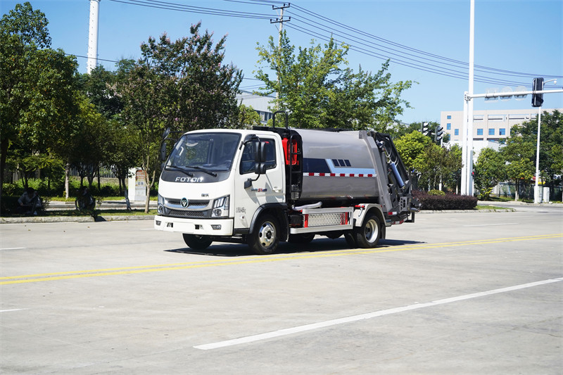 5方福田金刚纯电动压缩垃圾车