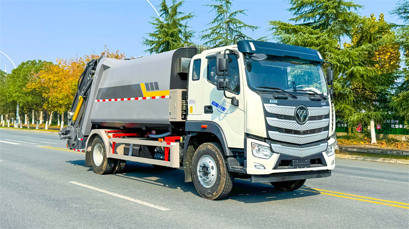 福田欧曼15方压缩垃圾车您的高效环卫好帮手