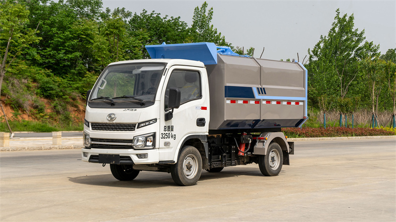 5方上汽跃进纯电动挂桶垃圾车