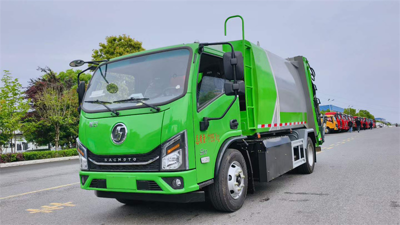 8方陕汽智云纯电动压缩垃圾车